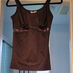 Ruby Ribbon Black Seamless Tank